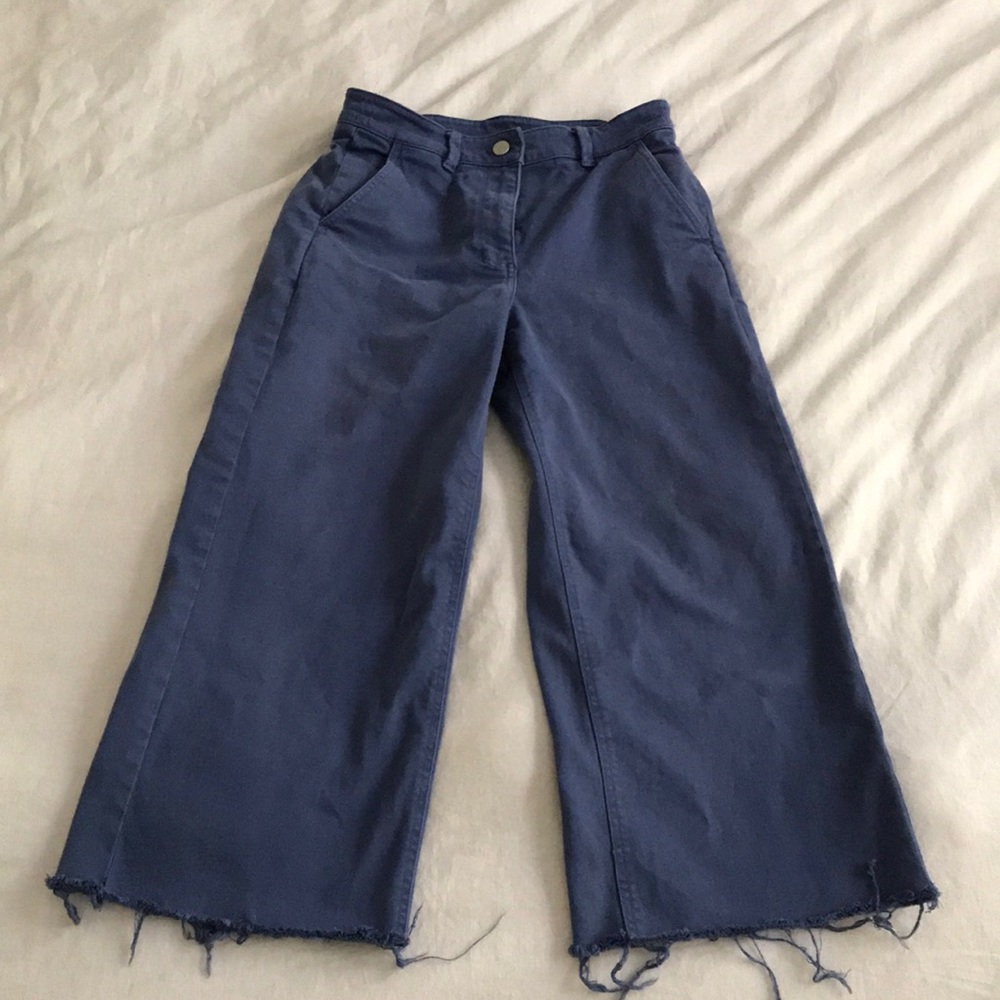 Everlane wide leg pants blue size 6
